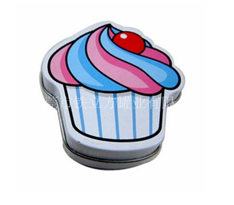 白底条纹彩图糖果盒