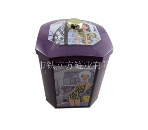 高档八角茶叶罐